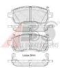SUBAR 04465B1320 Brake Pad Set, disc brake